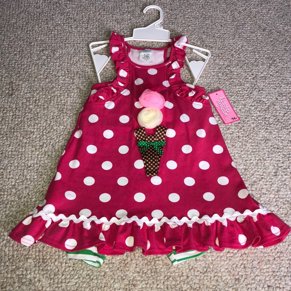 Peaches n Cream Polka Dot 🍦 too and Capri